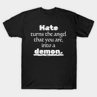 Hate-White T-Shirt